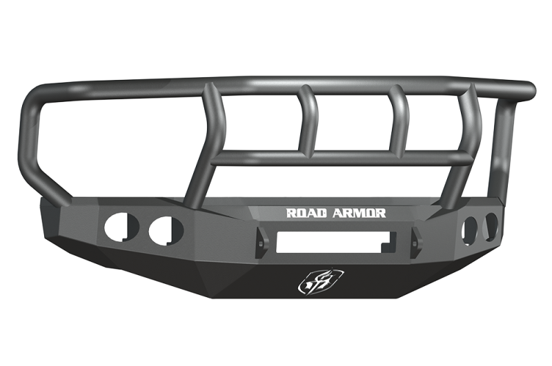 Ford F-250 Bumper - Front - Road Armor - Stealth + Titan II Guard Wide Flare - Tex Blk - `08-`10